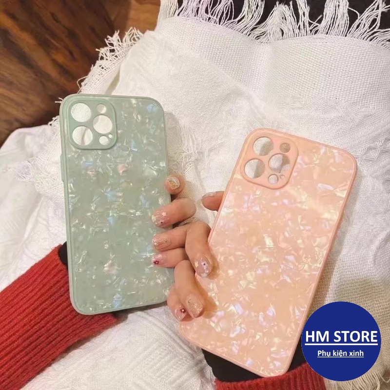 Ốp lưng TRÁNG GƯƠNG họa tiết VÂN ĐÁ dành cho 6/6plus/6s/6splus/7/7plus/8/8plus/x/xr/xs/11/12/13/pro/max/plus/promax