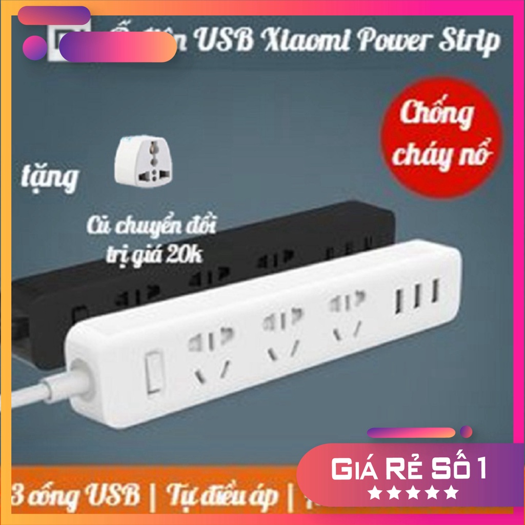 QUÁ ĐỈNH Ổ điện Xiaomi Mi Power Strip - Ổ CẮM ĐIỆN XIAOMI POWER STRIP $$$