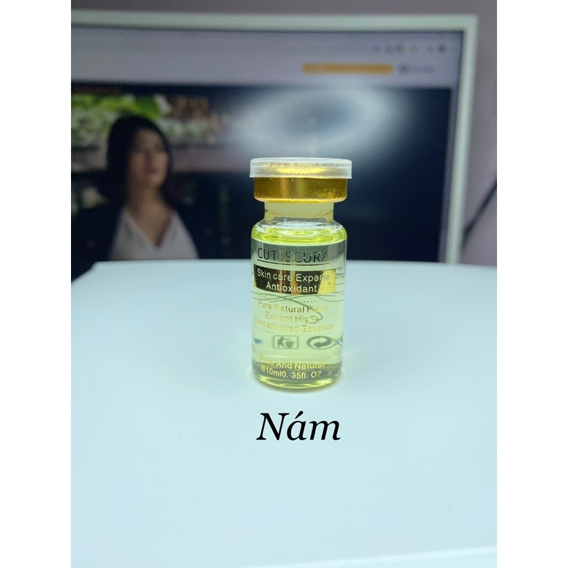 Tế Bào Gốc cutiscura 10ml Trắng da,mụn,nám,sẹo. kèm nút bóp nhỏ giọt