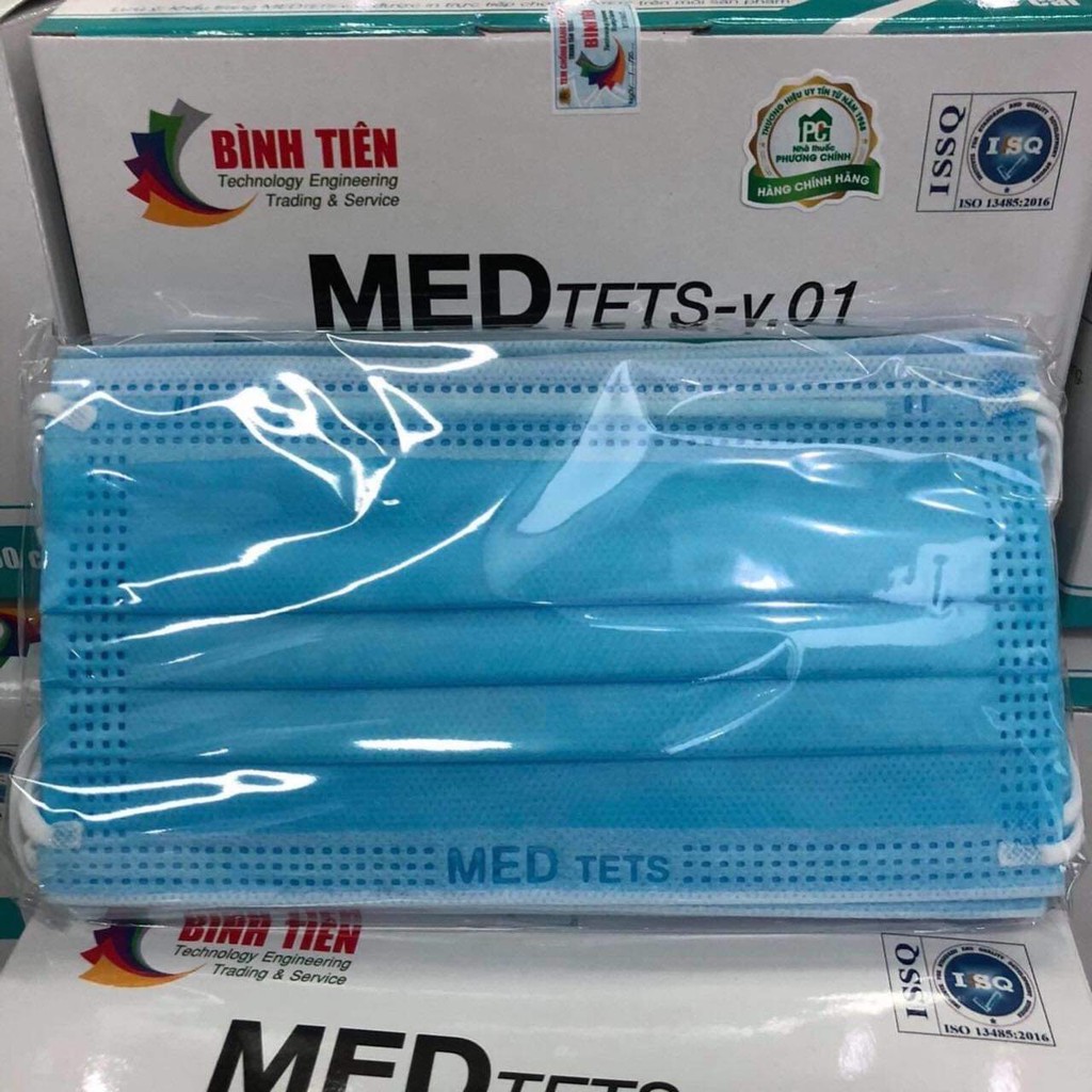 [Mã SKAMSALE8 giảm 10% đơn 200K] KHẨU TRANG Y TẾ MEDtets-v.01 (hộp 50 cái)