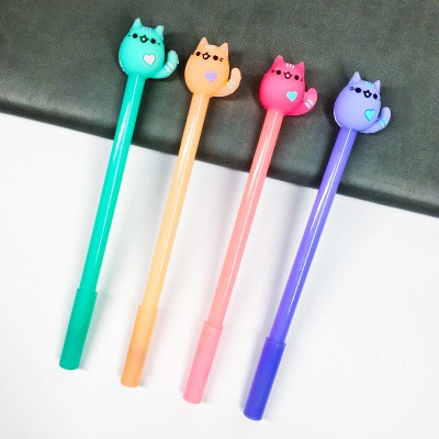 D93 bút pusheen mèo cute dễ thương kute viết gel