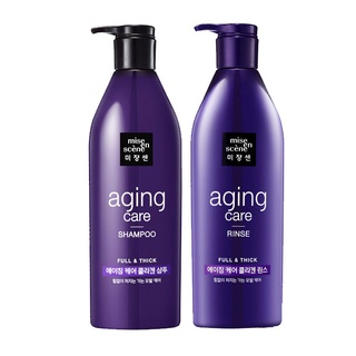 Bộ dầu gội + xả dành cho tóc dầu miseen aging care full & thick chống lão hóa