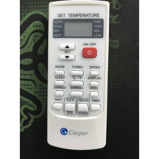 ĐIỀU KHIỂN ĐIỀU HÒA CASPER chính hãng
