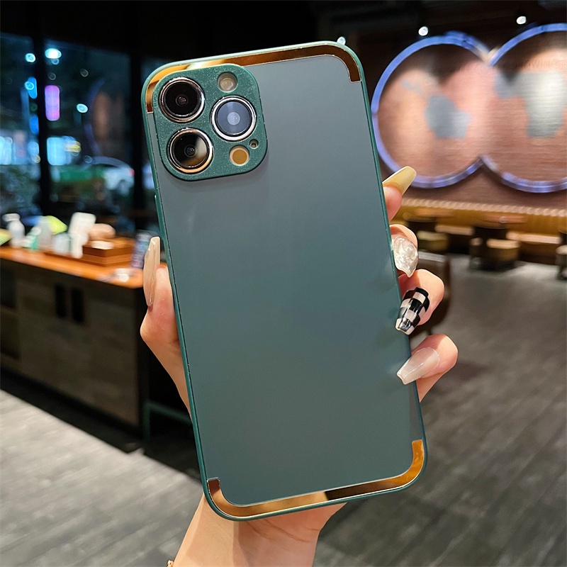 Ốp Điện Thoại TPU Mặt Nhám Màu Trơn Đa Dạng Mẫu Mã Cho iPhone 14 7 8 Plus 13 12 11 Pro X XR XS Max SE 2020