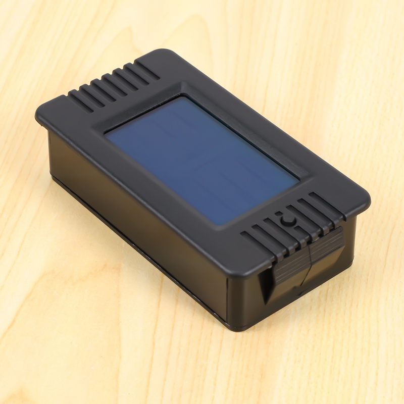 Đồng hồ đo màn hình pin đa chức năng DC Màn hình LCD Điện áp hiện tại kỹ thuật số Đồng hồ đo năng lượng mặt trời Đồng hồ vạn năng Ampe kế Vôn kế được áp dụng rộng rãi cho pin 12V '24V '48V RV 'Car)