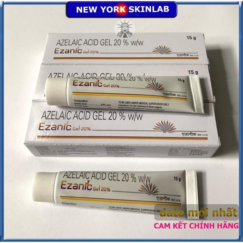 Kem AZEDERM AZELAIC 20% Giảm thâm mụn, giảm tăng sắc tố da, AZelanic Acid Cream 20%