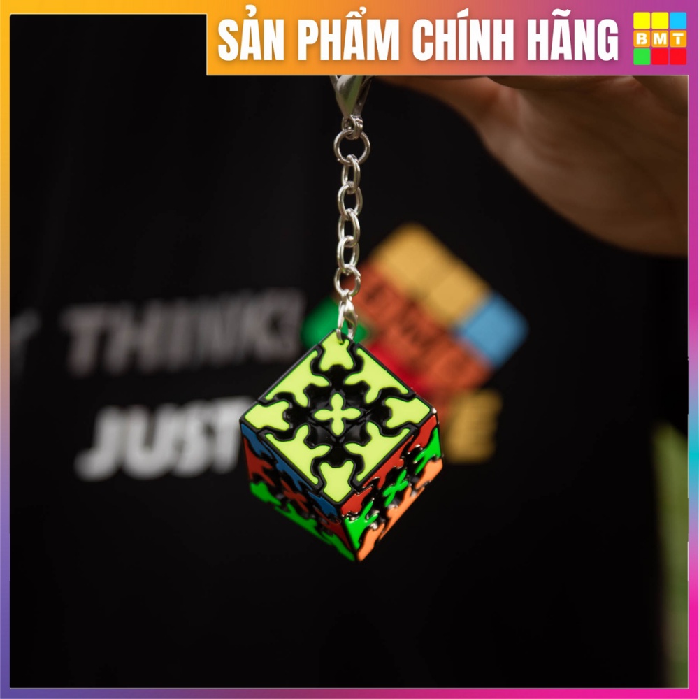 Móc Khóa Rubik Qiyi Keychain Gear - Rubic biến thể, Rubik độc lạ, Phụ kiện Rubik, RUBIK BMT, đồ chơi thông minh cho bé