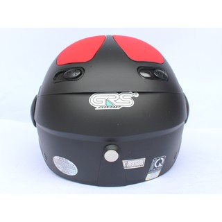 [CHÍNH HÃNG] Mũ bảo hiểm GRS A102k (đen nắp đỏ nhám)