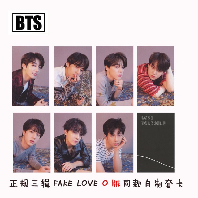 (CÓ SẴN) Set card album BTS Love Yourself “Tear” 4 Ver BTS