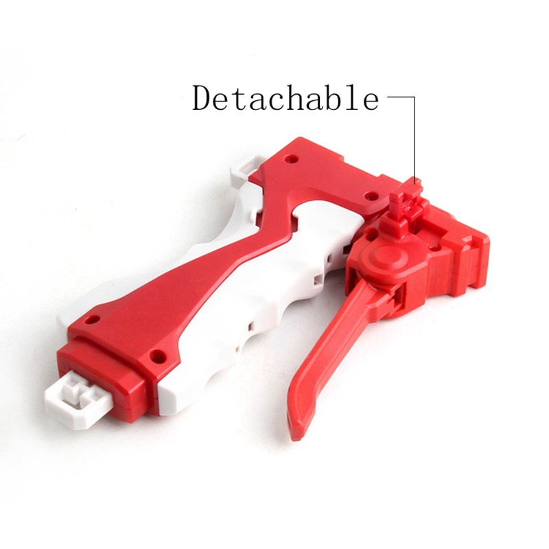 Tay Cầm Khởi Động Có Thể Tháo Rời Màu Đỏ & Trắng Chuyên Dụng Cho Brust Beyblade