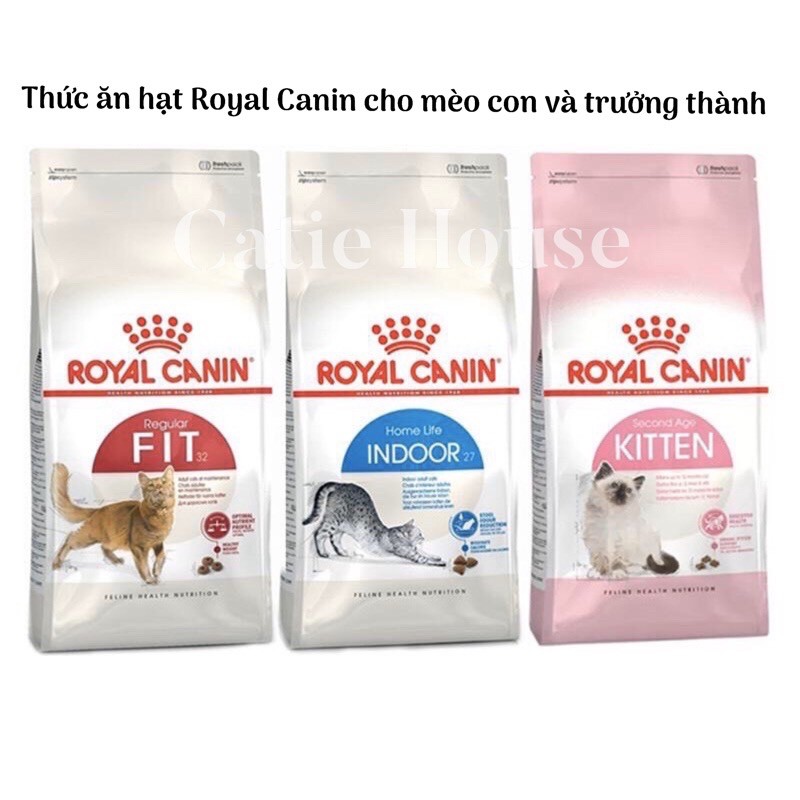[Giao ngay HỎA TỐC] Thức ăn hạt Royal Canin Kitten 1kg - Hạt Royal Canin Kitten cho mèo - Túi 1kg