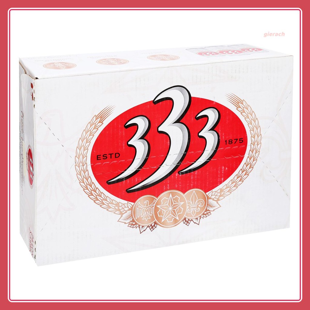 Thùng 24 lon bia 333 330ml