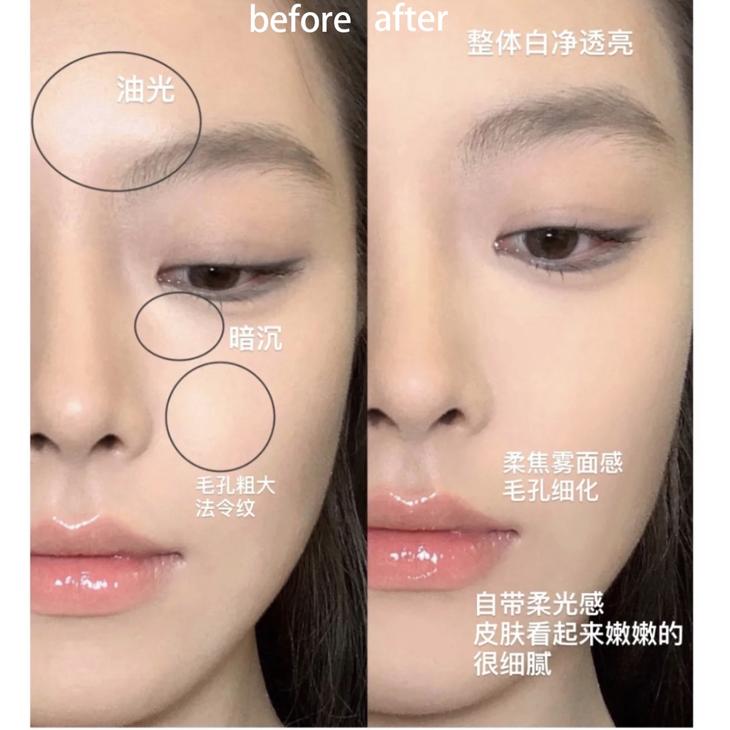 Phấn Phủ Dạng Nén Kiểm Soát Dầu Cho Làn Da Mượt Mà Tự Nhiên