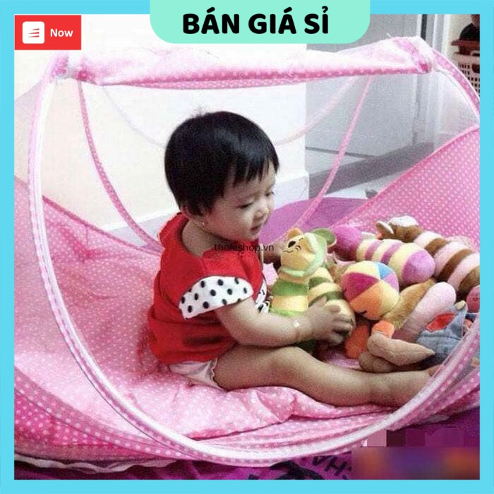 Màn cho bé  💯 GIÁ VỐN]  Mùng chụp chống muỗi, có nhạc Happy Bapy cao cấp cho bé 3201