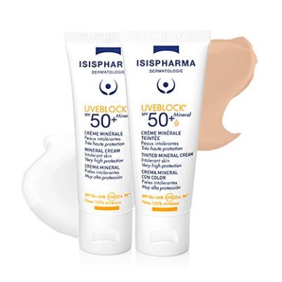 UVEBLOCK SPF 50+ MINERAL – Kem chống nắng bảo vệ da khỏi tác hại ánh nắng mặt trời tia UVA,UVB, ngăn ngừa đen da (40ml)