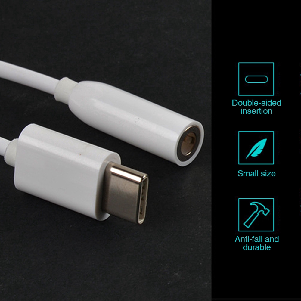 Cáp Chuyển Đổi Âm Thanh Loại C Sang 3.5mm Cho Android