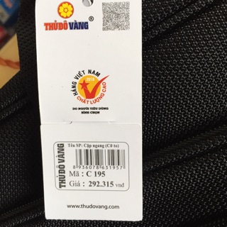 (Shopee Siêu Rẻ) Cặp công sở Thủ đô vàng C195(Đen)