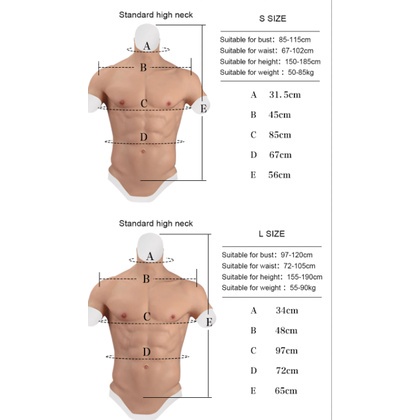 ◘Bods Body suits cao cấp 6 múi silicone cosplay