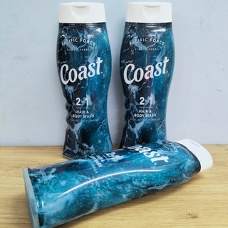 Sữa tắm gội coast hair & body wash 2in1 - 532ml