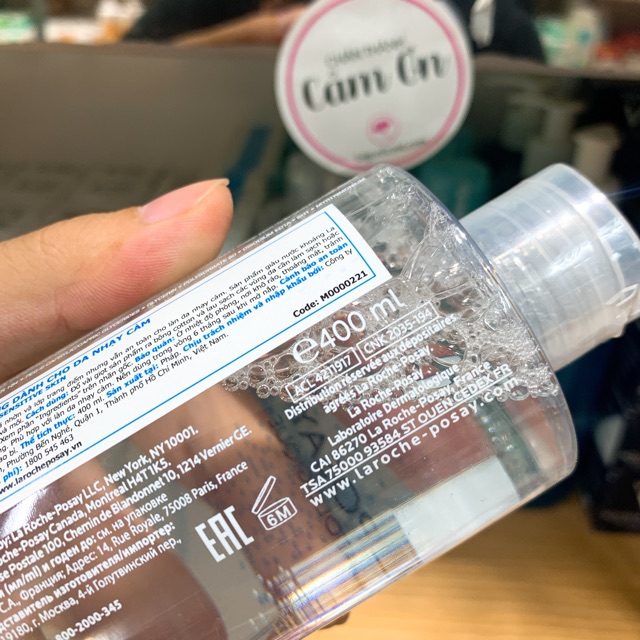 Nước tẩy trang da nhạy cảm La Roche Posay Micellar Water Ultra Sensitive Skin ( 400mL ) | BigBuy360 - bigbuy360.vn