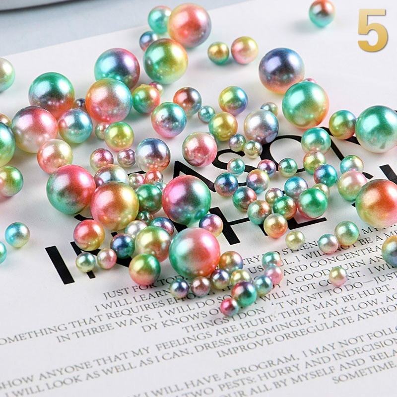 Set 200 Hạt Ngọc Trai 3-8mm Làm Đồ Trang Sức