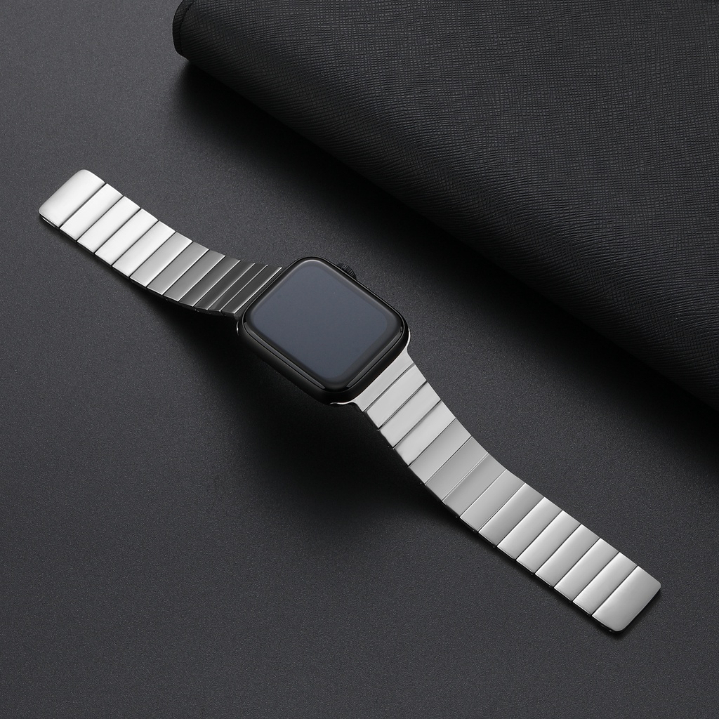 Dây Đeo Bằng Thép Không Gỉ Từ Tính Cho iwatch series 7 6 5 4 SE 3 2 1 45mm 41mm 40mm 44mm 42mm 38mm