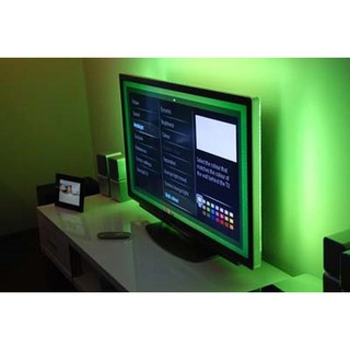 BỘ DÂY LED DÁN RGB 2M HIỆU ỨNG CẦU VỒNG ĐIỀU KHIỂN TRANG TRÍ MÀN HÌNH, BÀN, TƯỜNG