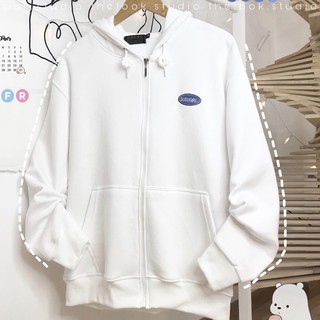 Hoodie zip ulzzang ( hình thật shop chụp )