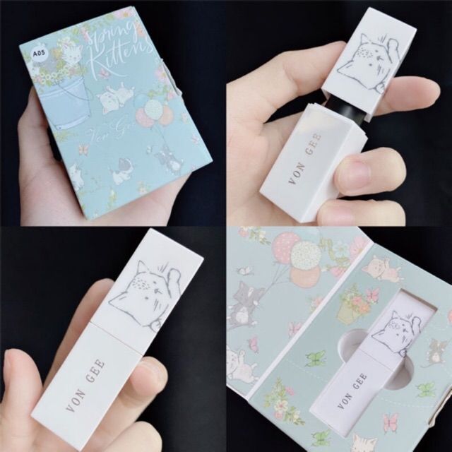 [WHEEL-ORDER] SET SON MÈO CUTE FULL BOX NỘI ĐỊA TRUNG