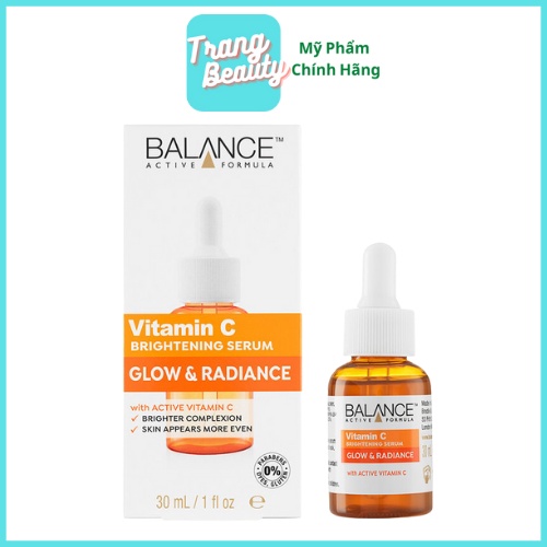 Serum  Balance  Sáng Da, Mờ Thâm  Active Formula Vitamin C Brightening 30ml