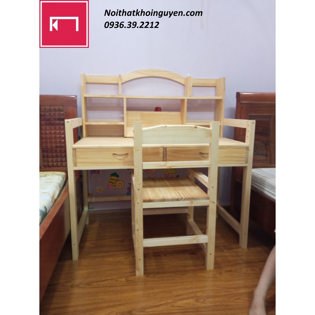 Bàn học thông minh gỗ tự nhiên BHS27G | BigBuy360 - bigbuy360.vn