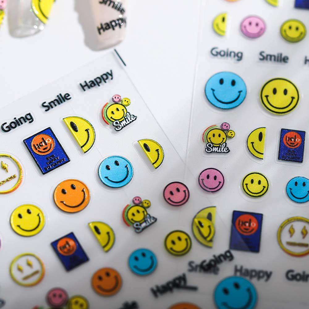 OCEANMAP Miếng Dán Trang Trí Móng Tay Tự Dính Họa Tiết Hoạt Hình Kuromi Melody Dễ Thương DIY