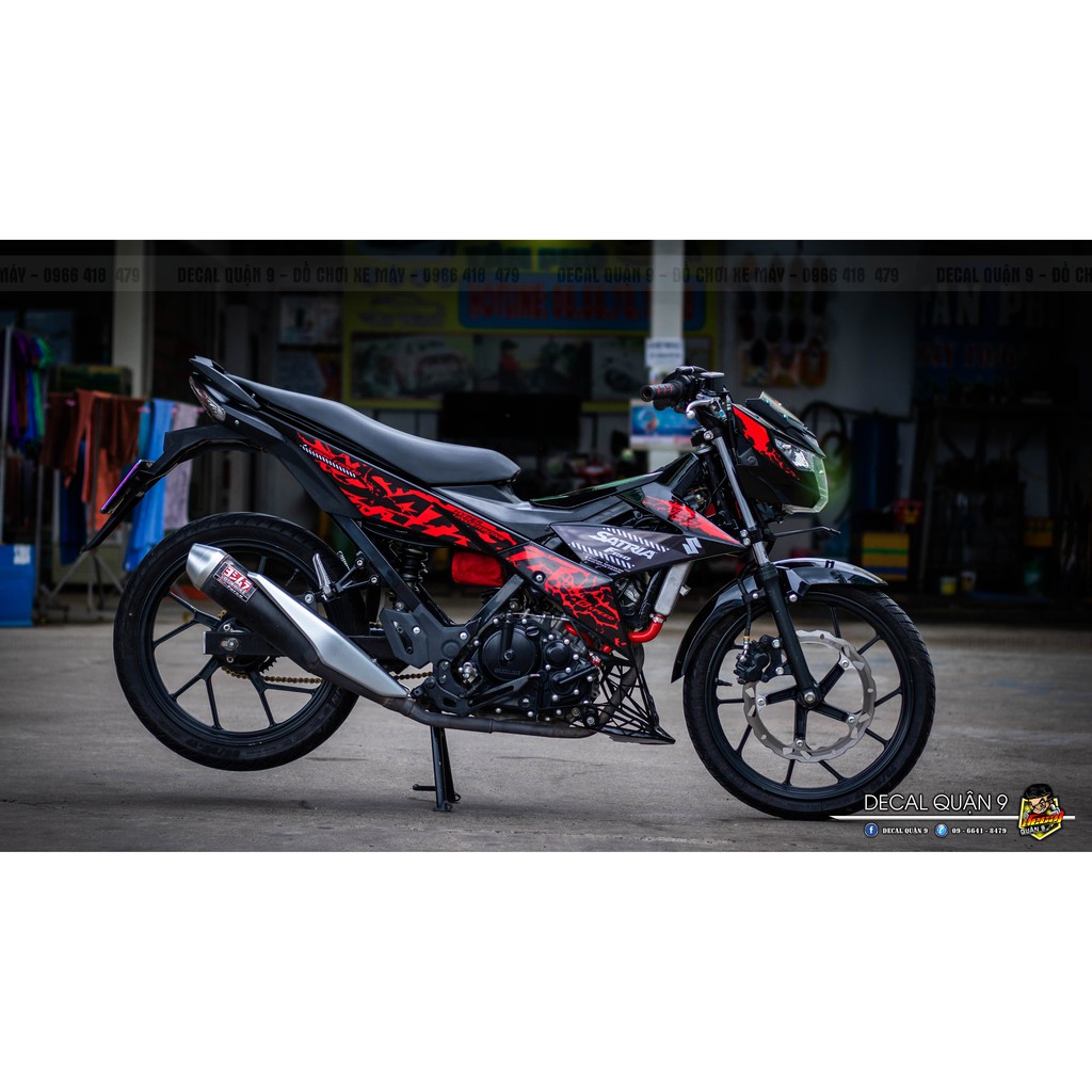 Tem rời SATRIA thiết kế đúng với  tem zin