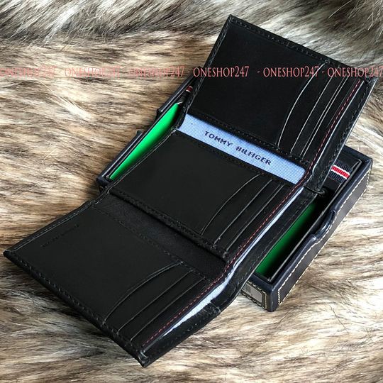 Ví da Nam Tommy Hilfiger 81 - Hàng nhập Mỹ