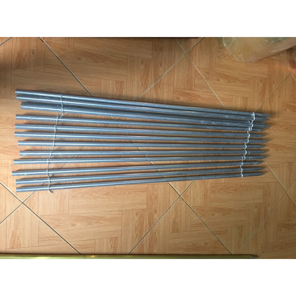 kim thu sét mạ kẽm dài 1m