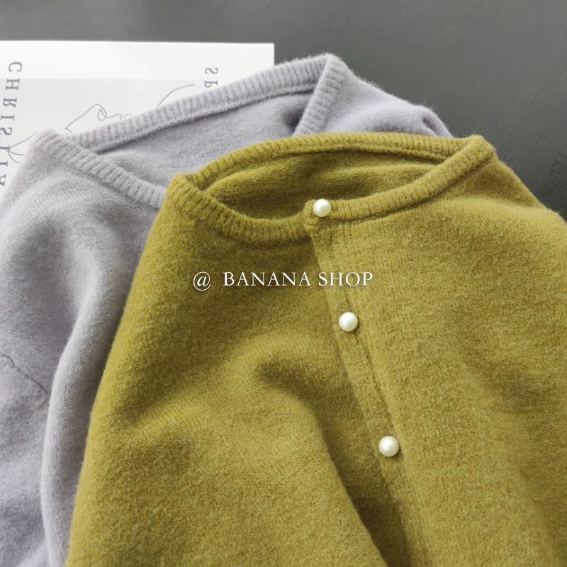 ÁO CARDIGAN TRƠN MÀU PASTEL NHẸ NHÀNG HÀN QUỐC ẢNH THẬT Ở CUỐI 019