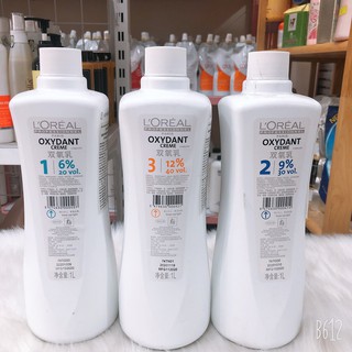 Oxy trợ nhuộm kích hoạt hạt màu, mở biểu bì Loreal OxyDant 1000ml