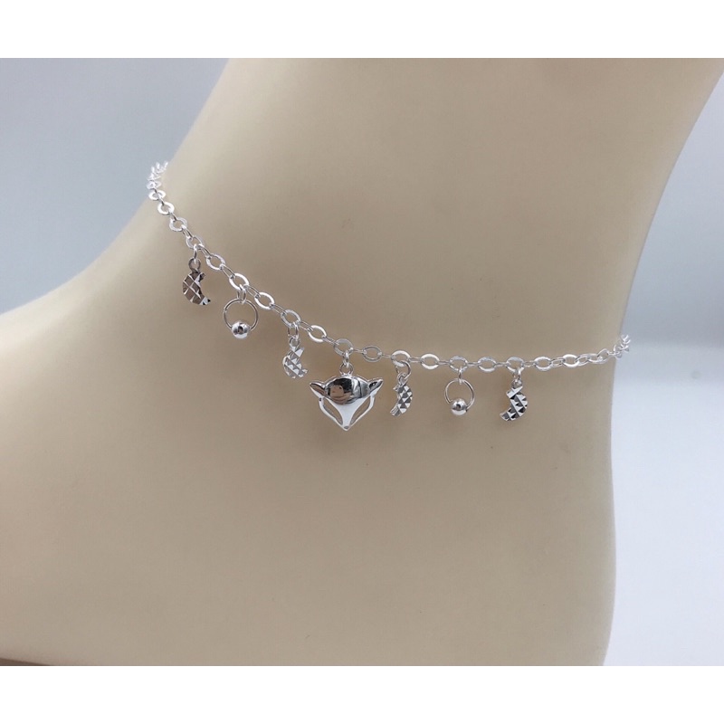 Lắc chân hồ ly phối trăng sao bạc thật cao cấp