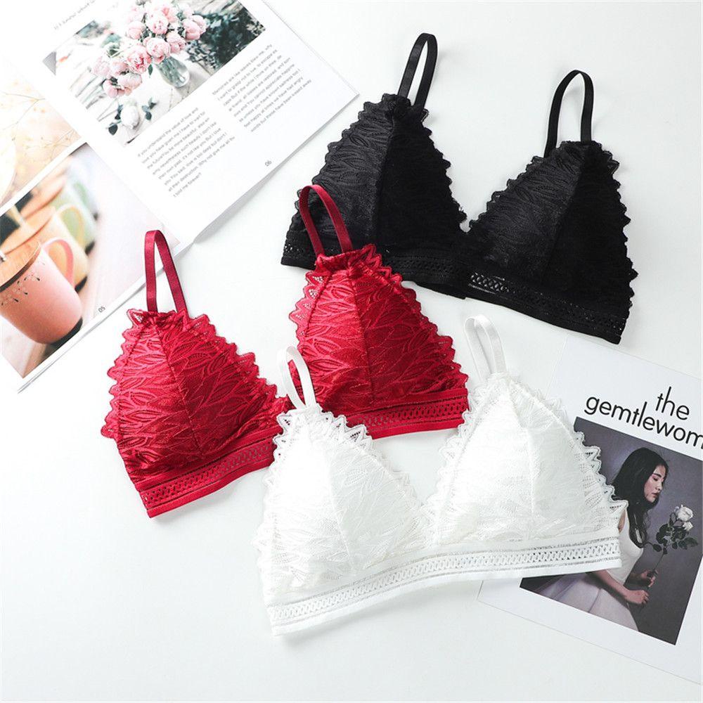 DIACHAVN Áo Ngực Thể Thao Phối Ren Hoa Kèm Mút Nâng Ngực