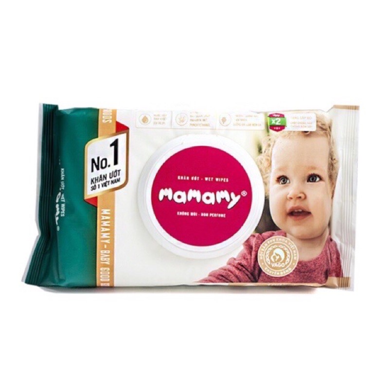 Khăn giấy ướt Mamamy 80- 120 tờ