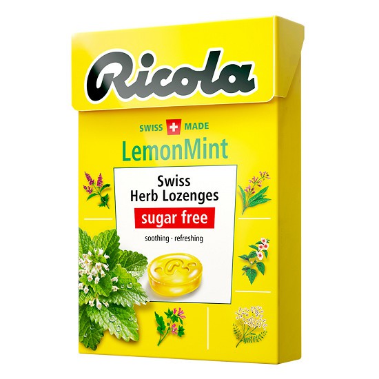 Kẹo Ricola 40g Lemon Mint date 2021