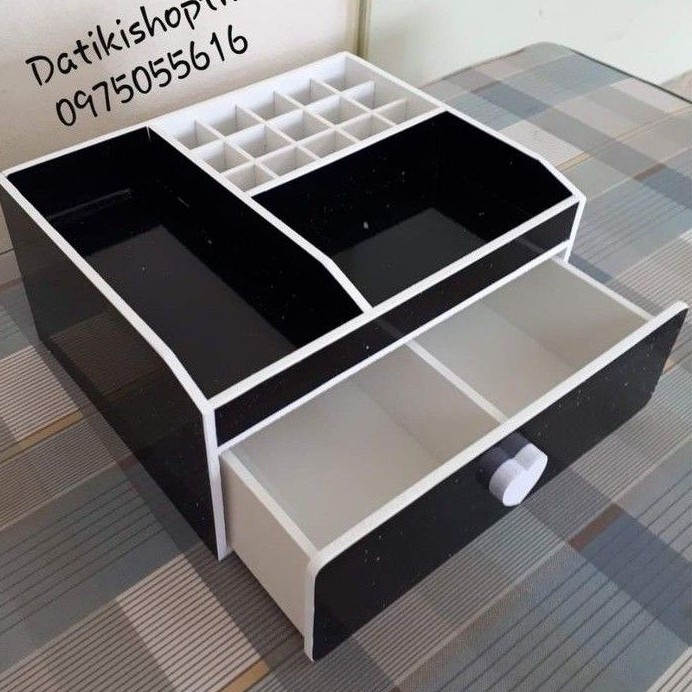 Kệ mỹ phẩm 25cm đen