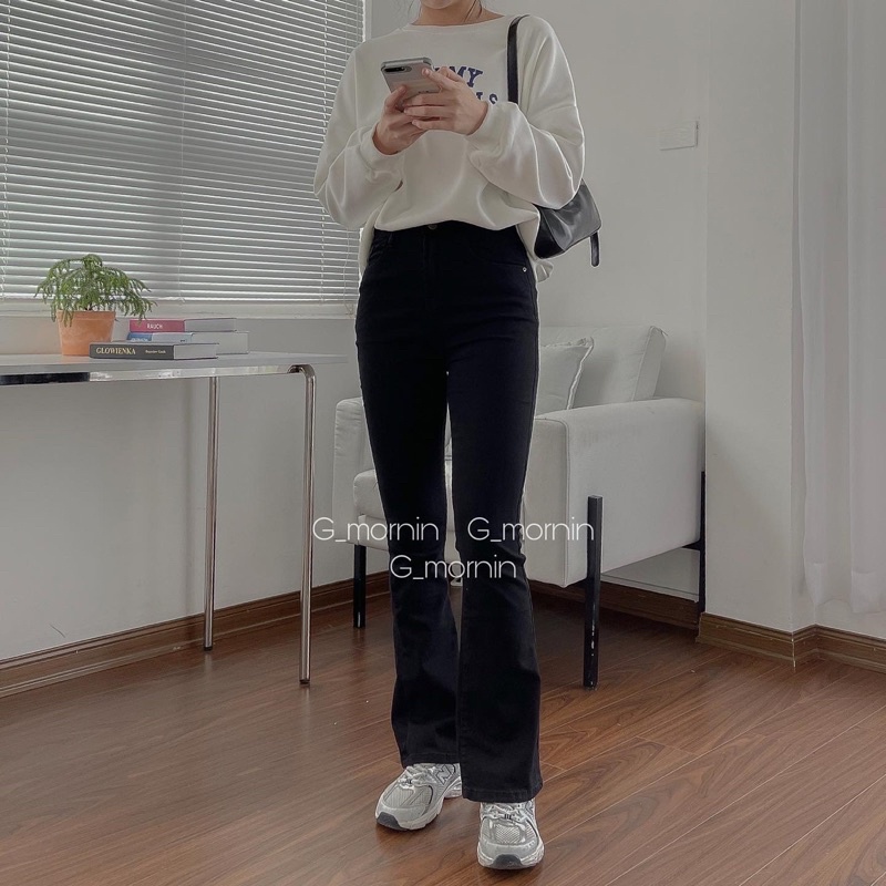 Quần jeans đen QJ0115 - Gmornin