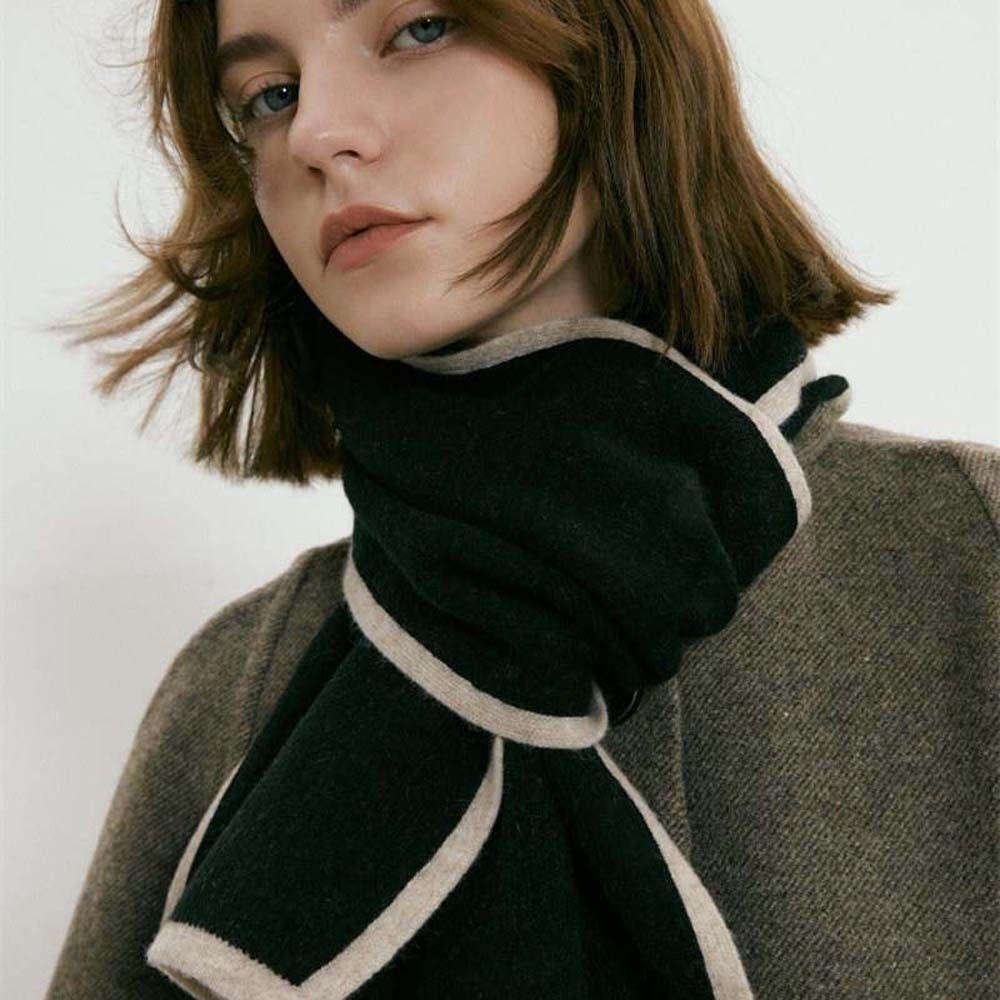 Khăn Choàng Cổ Dài Giữ Ấm Mùa Thu Đông Phong Cách Hàn Quốc Cho Nữ