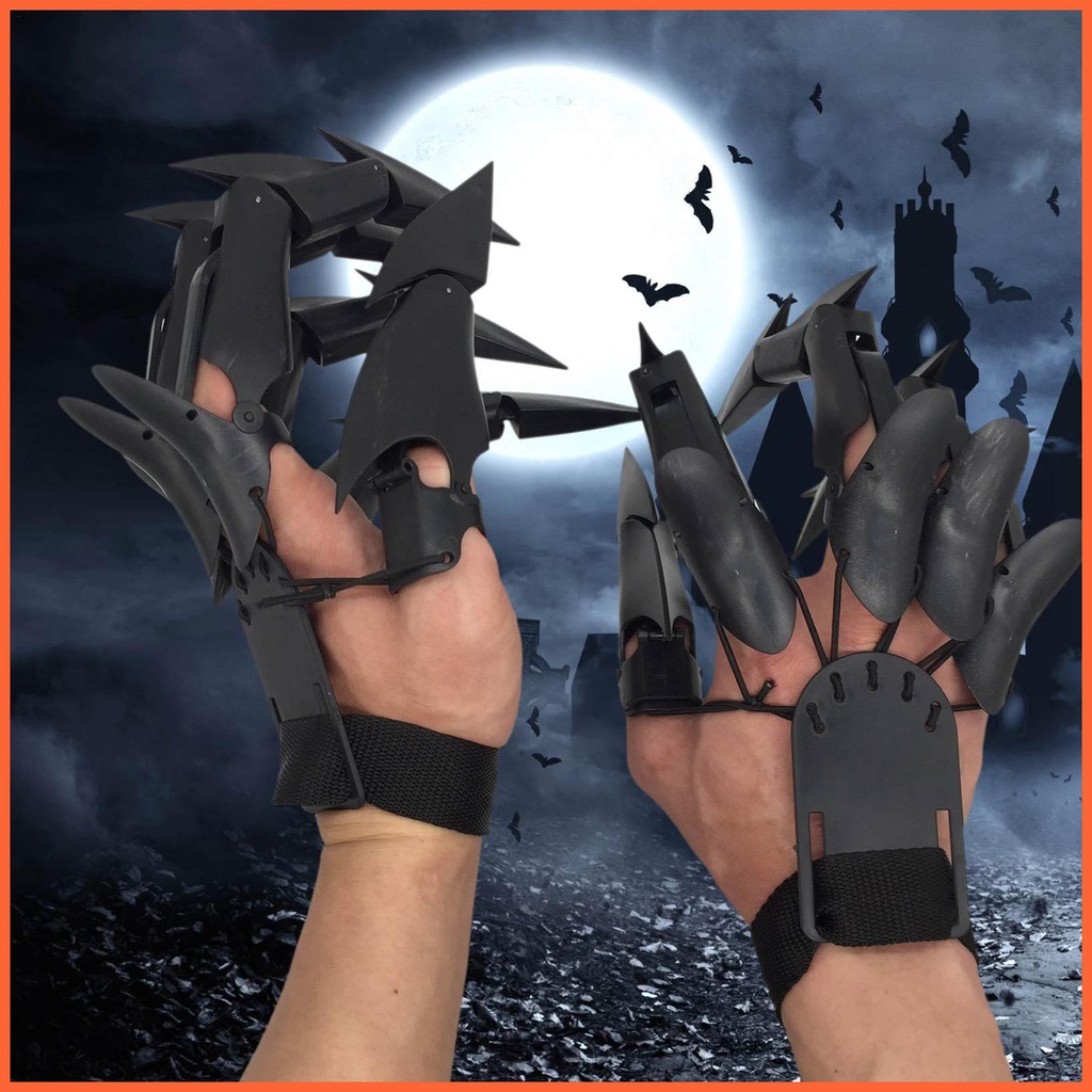 Găng Tay Móng Vuốt Giả Nối Dài Hóa Trang Halloween
