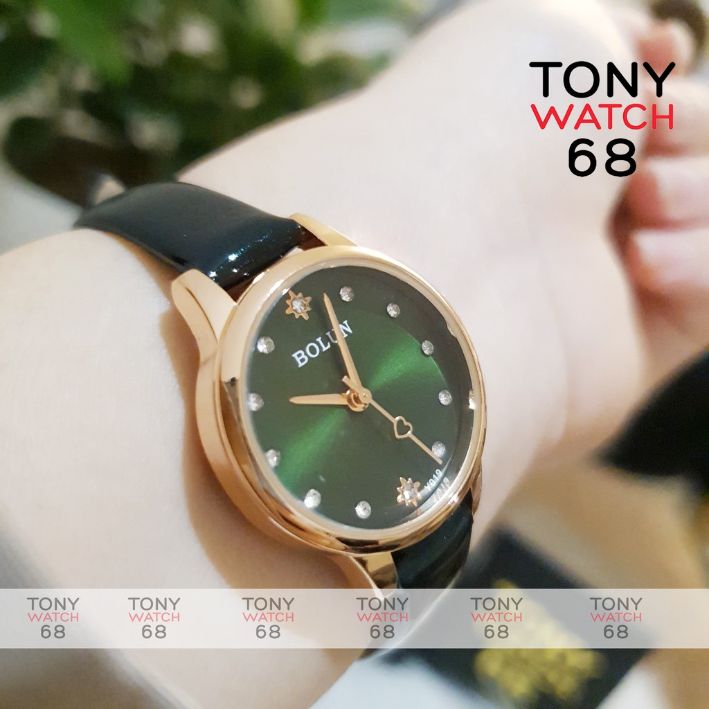  Đồng hồ nữ Bolun dây da mặt nhỏ đẹp số ngọc chống nước chính hãng Tony Watch 68 | BigBuy360 - bigbuy360.vn