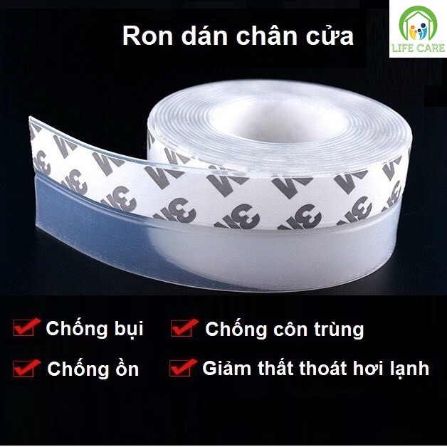 Ron dán chân cửa đa năng chống bụi chống côn trùng tiện dụng cho gia đình (BÁN THEO MÉT)