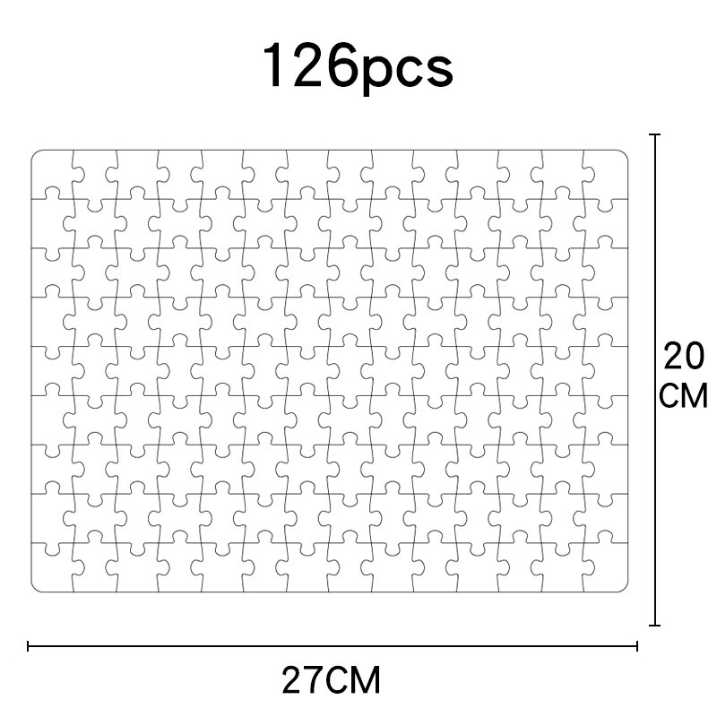 Bộ Đồ Chơi Ghép Hình 126 Mảnh Bằng Gỗ Cho Bé 3-10 Tuổi