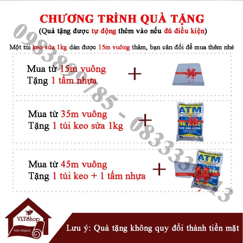 Simili Trải Sàn gỗ nhám khổ 2m x 0.5m VIỆT NAM