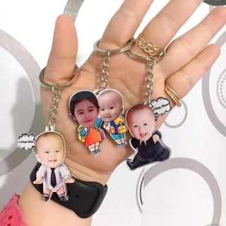 MÓC KHÓA CHIBI IN HÌNH THEO YÊU CẦU